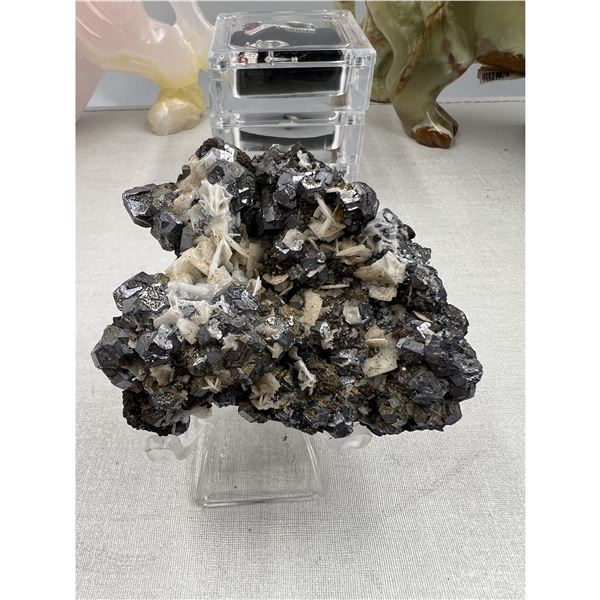 2.8 INCH IRON PYRITE WITH CALCITE