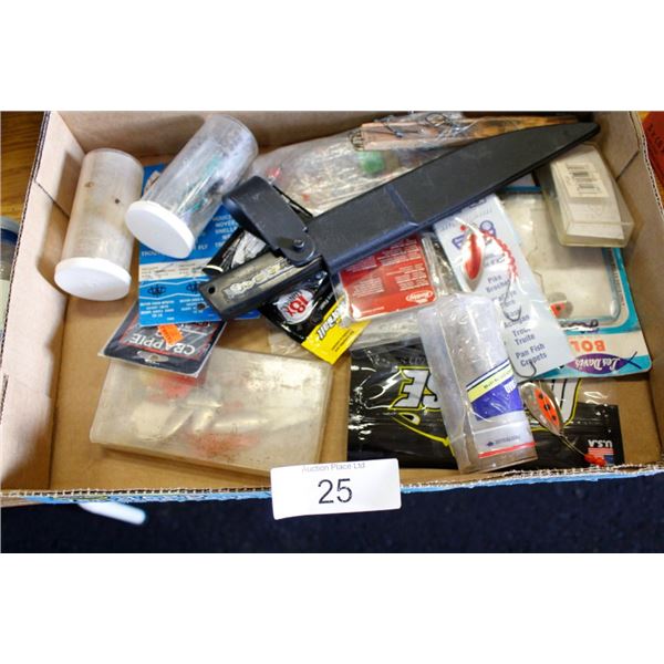 Misc. Fishing Lures, Hooks and Fish Fillet Knife