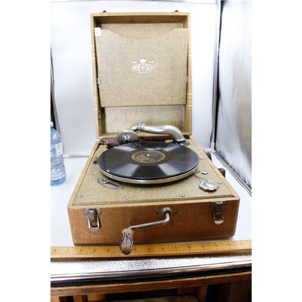 Antique Boetsch Brothers Phonograph Record Player