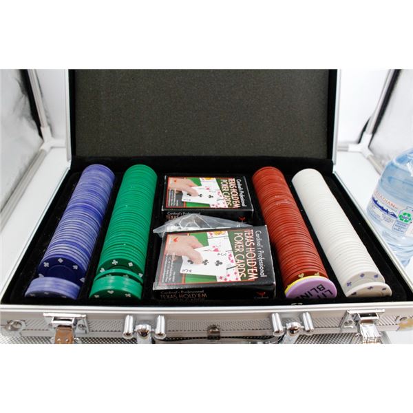 2 Poker Set Chips in Storage Cases