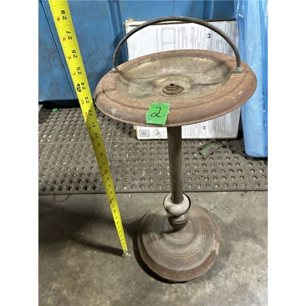 Ash Tray Stand, Cast Iron Lamp, Scale and Foley