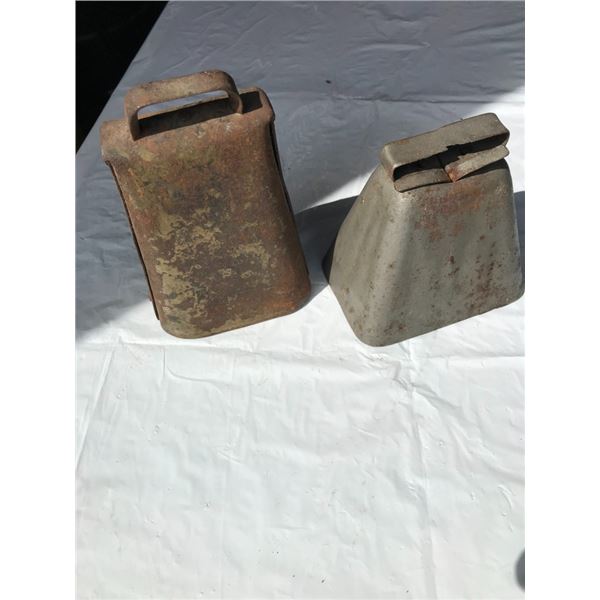 2 Large Cow Bells