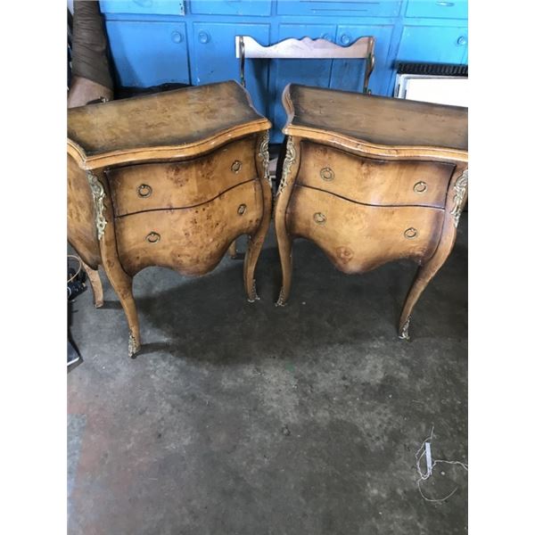 2 Solid Wood Cabinets