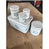 Image 1 : Vintage Cannister Set with Bread Box