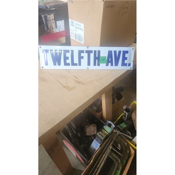 Antique Porcelein Street Sign - Picture