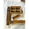Image 1 : 4 Small Wood Boxs - Pencil Box, Pickup Sticks, et.