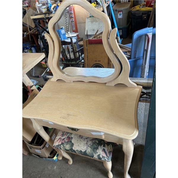 Makeup Vanity with Stool