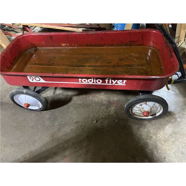 Vintage Radio Flyer 90 Kids Wagon
