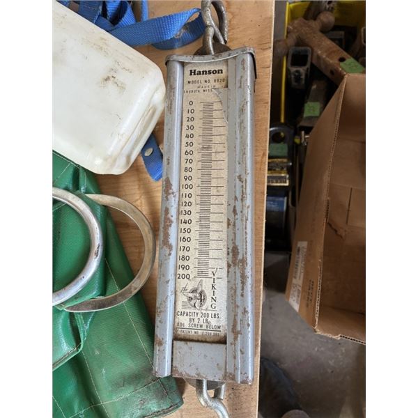 200 Lb. Hanson Scale, Calf Sling, Nursing Bottle