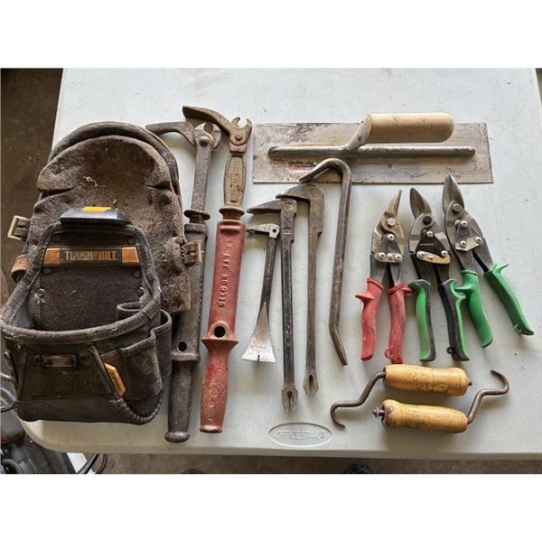 Tools - 3 Snips, 4 Bars, 2 Wire Spinners,