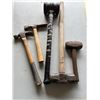 Image 1 : 5- Hammers 4-6-12lb, Sledges, Framing Hamer