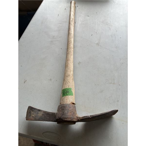 Large Grub Hoe with Markings