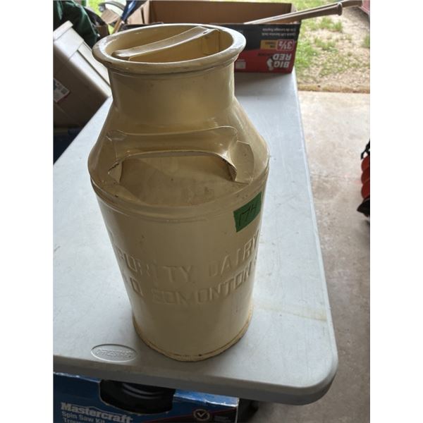 3 Gal. Milk Can - Purity Dairy Ltd. Edmonton