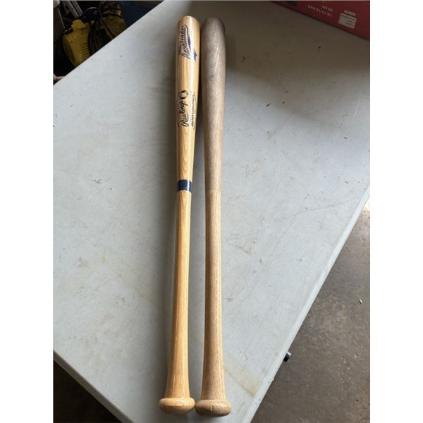 2 Vintage Wooden Bats - Have Excellent Graphics