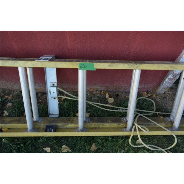 24' Featherlite Fibre Glass Extension Ladder