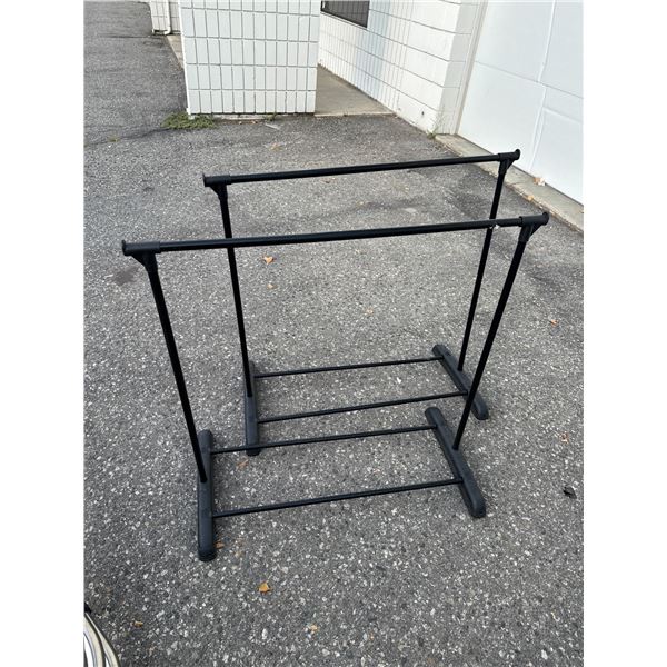 2 clothing stands