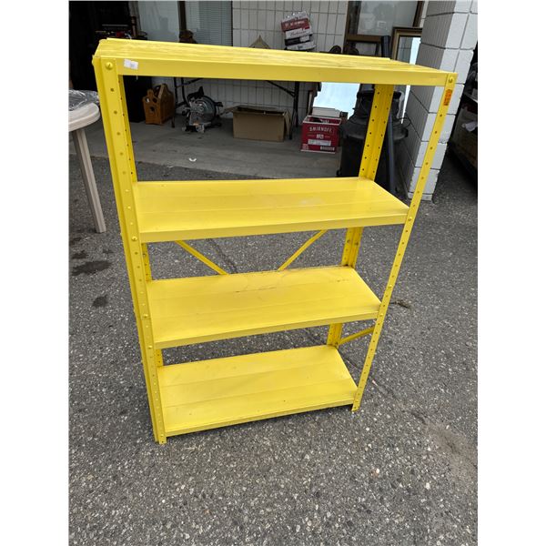 Metal shelving