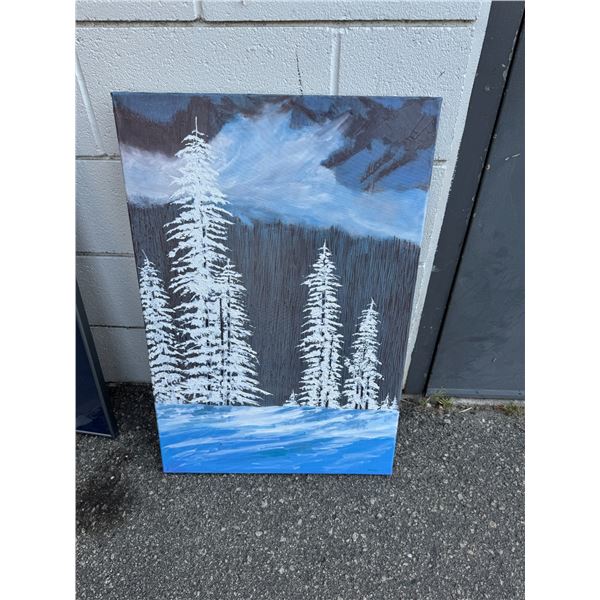 Canvas wall hanging