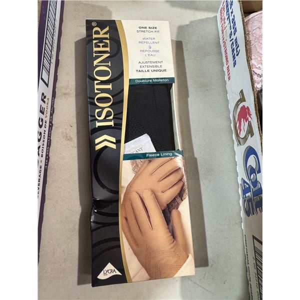 Isotoner one size stretch, fit gloves