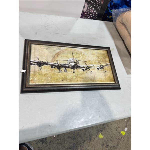 Airplane wall hanging