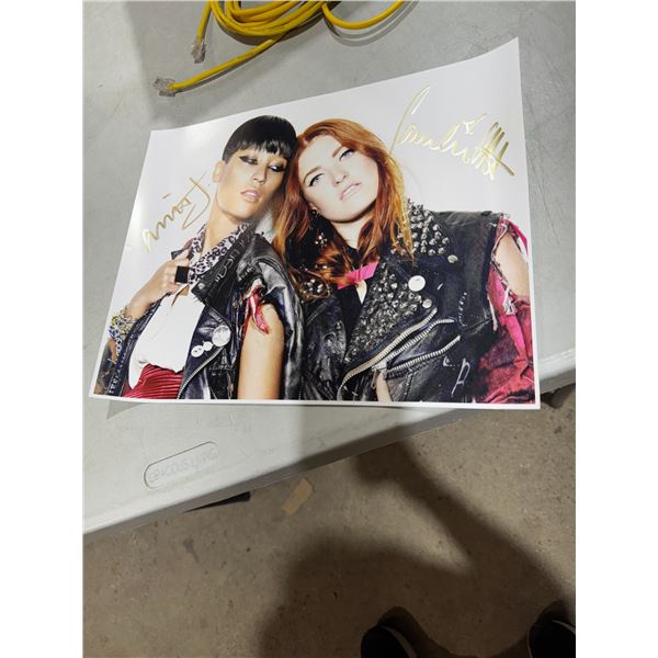 Signed poster