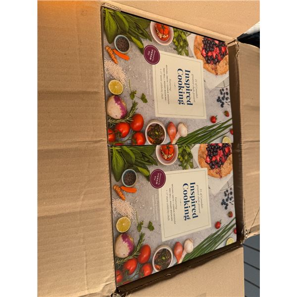 Case of cookbooks