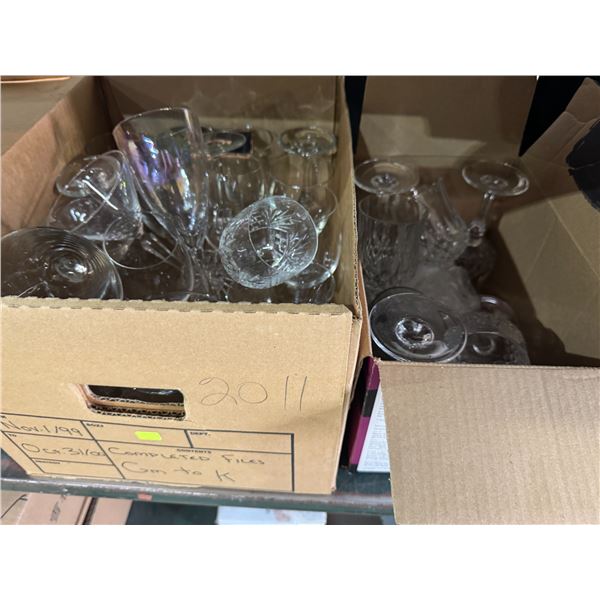 Crystal glasses