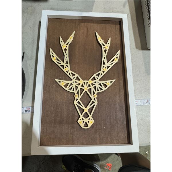 Light up deer decor