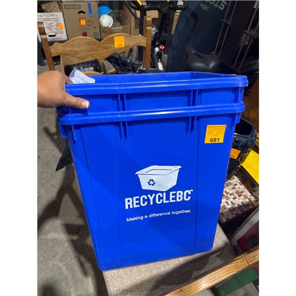 Recycling bins