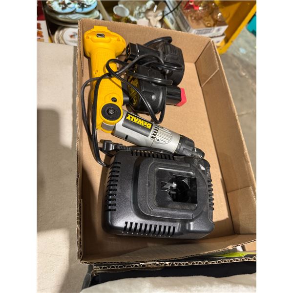 DeWalt tool with batteries