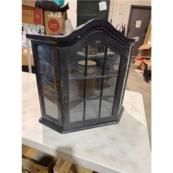 Wall hanging display cabinet
