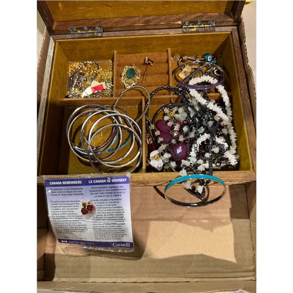 Assorted costume jewelry