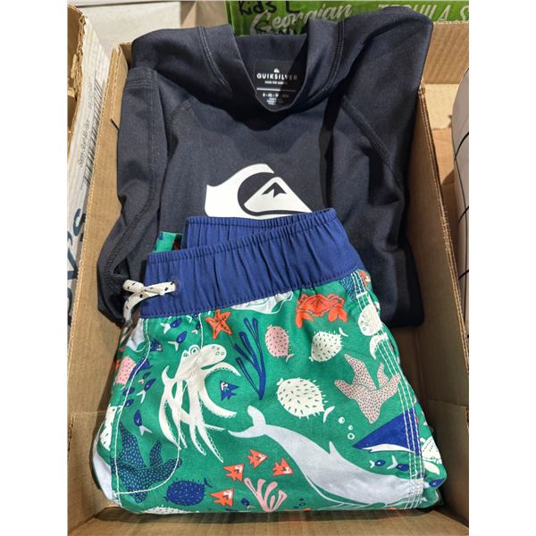 Quicksilver extra small children's and gap small clothing