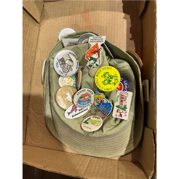 Hat and badges