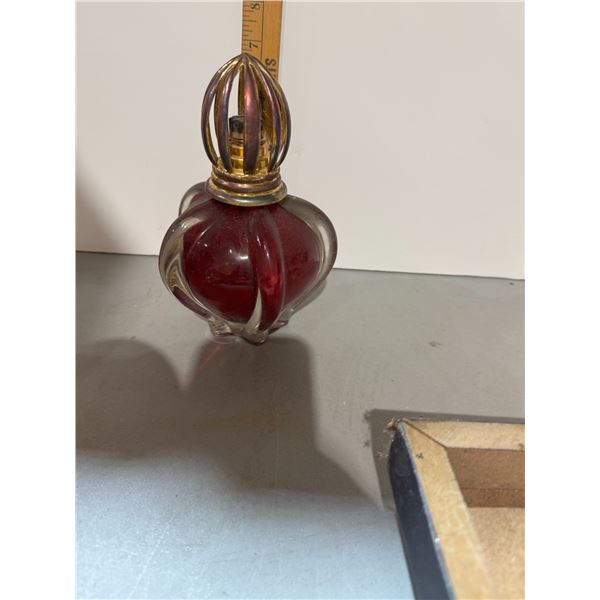 Glass bottle with stopper