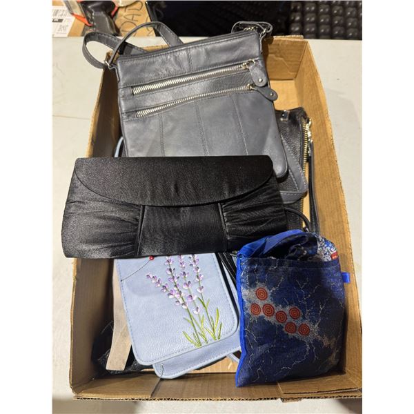 Assorted purses and bags