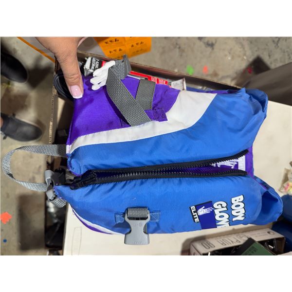 Body glove infant size 20 to 30 pound life jacket