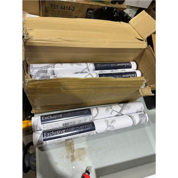 8 rolls wall coverings