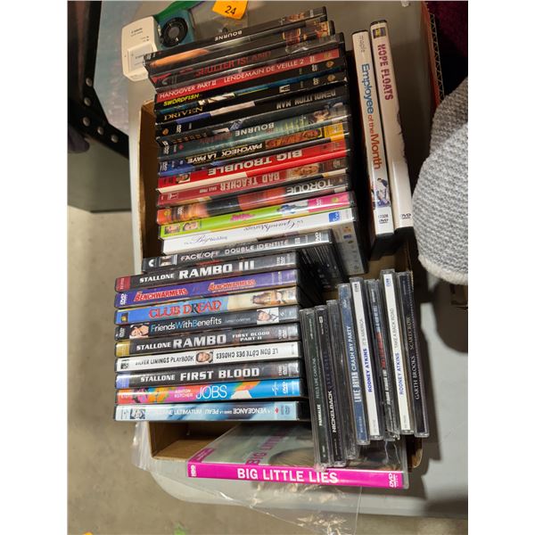 DVDs and CDs