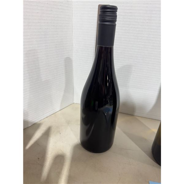 Wine no label Red from the view