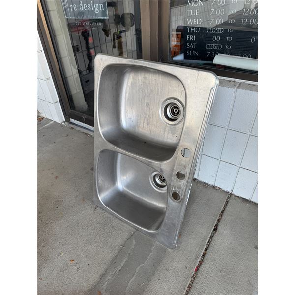 Double Stainless sink