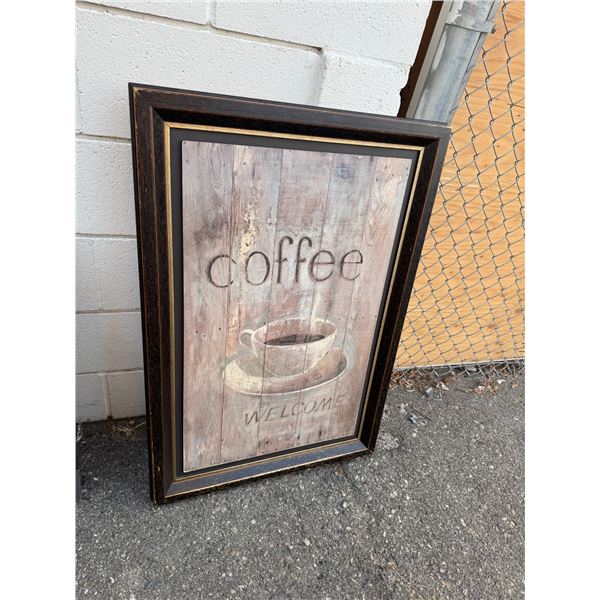 Welcome coffee sign