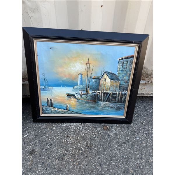 Canvas wall hanging damaged