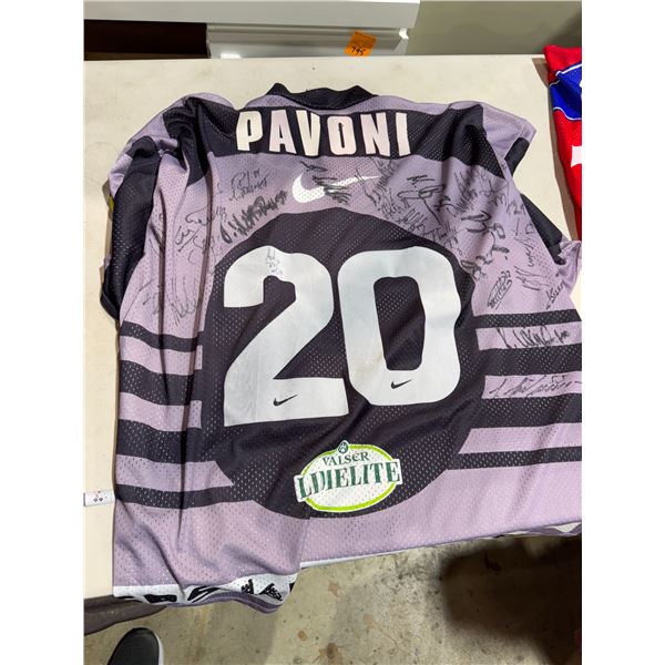 Signed a jersey