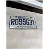 Image 1 : Quebec license plate