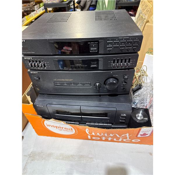 Sony stereo items