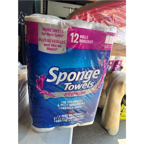 Sponge paper towels