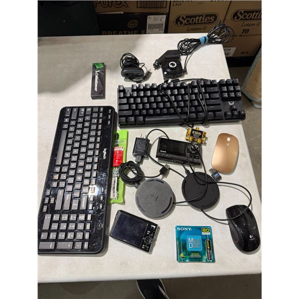 Assortment  of electronic items
