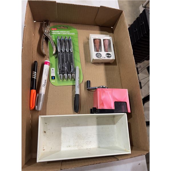 Sealing,wax stamp, set pens and other office related items