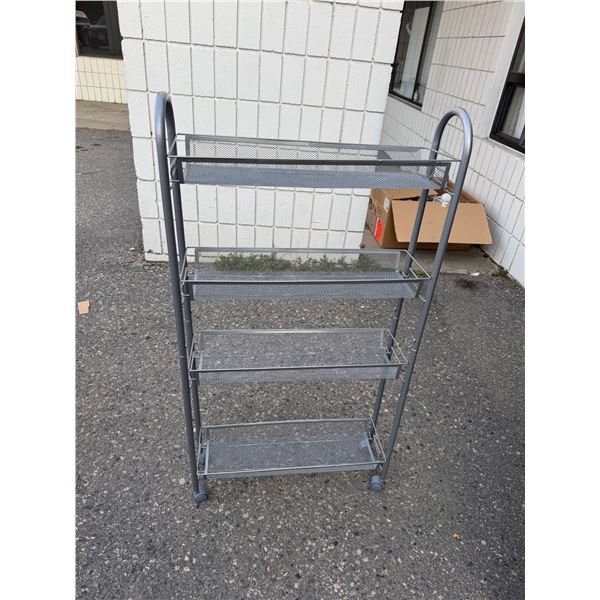 Rolling cart with baskets